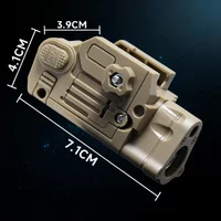 2026 New SBAL PL Red Dot Laser Sight Strobe Flashlight Plastic Material Pistol Hanging Scout LED Lamp Airsoft Hunting【NEW 2026】