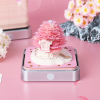 2026 Calendar Memo Pad With LED Lights Time Piece Calendar Creative Desk Calendar DIY Paper Carving Art Craft For Party Favor