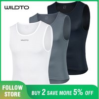WILDTO Sleeveless Cycling Jersey Men's Outdoor Breathable MTB Road Riding Base Layer Top Summer Quick Drying Bicycle Undershirts
