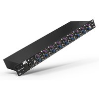 Bolanle PH8000 Studio-Grade 16-Channel Rackmount Headphone Amp Splitter - 8x8 for Recording & Stage Monitoring