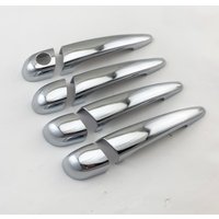 ABS Chrome Car Accessory For BMW E46 330 330ci M3 1996 - 2005 Door Handle Bowl Cover Trim Paste Style Left-Hand Drive