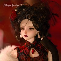 ShugaFairy Cleo B 1/4 BJD Doll Elegant & Attractive Republic-era Chanteuse Full Set Curvy Body Collectible Art Figure