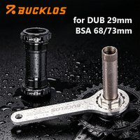 BUCKLOS Road Bike Bottom Bracket DUB Bearing BB 29mm BSA 68/73mm Threaded Spindle Non-slip Bicycle Wrench Tool Cycling Parts