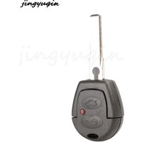 jingyuqin 2 Buttons Remote Car Key Case For Vw Polo Golf Jetta Sharan Seat Leon For Skoda Fabia Octavia Replace the key shell