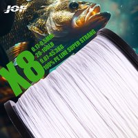 JOF PE Fishing Line 300M 500M 1000M 8 Strands Wear-resistant Multifilament Braided Fishing Wire 20LB-100LB