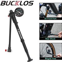 AliExpress BUCKLOS Mini Bicycle Pump 300PSI Bicycle Air Fork Pump Portable Bike Rear Shock Air Inflator High Pressure Bike Tire Inflator