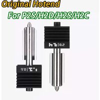 Original P2S High flow Hotend For Bambu Lab P2S Hotend H2S H2D Hotend Hardened steel 0.2/0.4/0.6/0.8mm Stain steel Hotend