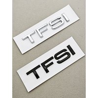 3D ABS Black TFSI Logo Car Trunk Emblem Badge For Audi A3 A4 A5 A6 A7 A8 Q2 Q3 Q5 Q7 Q8 TFSI TDI Sticker Exterior Accessories