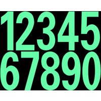 0-9 Waterproof Numbers Glow Stickers Wall Switch Furniture Numbering Decoration Scrapbooking Mailbox Decal Address Number Decals