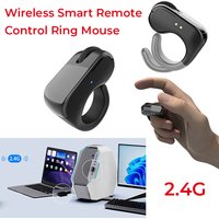 Ring Mouse Rechargeable Mini Light Weight Bluetooth 2.4G Dual-mode Wide Compatible Remote Control Selfie Scan Short Video Speech