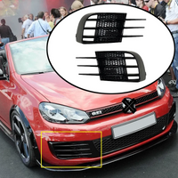 Front Bumper Grille Fog Light Frame Cover For Volkswagen VW Accessories Golf 6 MK6 GTI GTD 2008 2009 2010 2011 2012