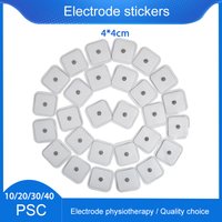 Électrode de remplacement auto-adhésive Non tissée 4x4cm, pour Machine numérique Tens, masseur, stimulateur nerveux 4x4cm