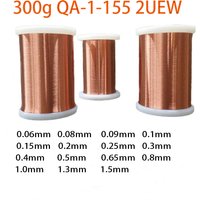 300g/roll QA-1-155 2UEW 0.06 -1.5mm Wire Enameled Copper Wire Magnetic Coil Winding High Temper