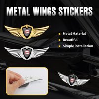 Metal Car Eagle Angel Wings Badge Trunk Fender Decoration Sticker For SEAT Leon Mk1 Mk2 Ibiza Arosa Ateca Altea Cordoba Cupra FR