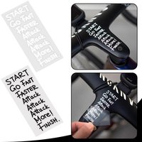 AliExpress NONE DIY Bicycle Stickers For Bicycle Frame And Handlebars “Go Fast,Attack More”Waterproof Decorative Incentive Sticker