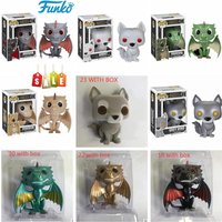 FUNKO POP TV Game of Grey Wind 23# Drogon 16 Rhaegal 20 Ghost 19 Viserion 22# Exclusive Pattern Vinyl Figures Model Toys