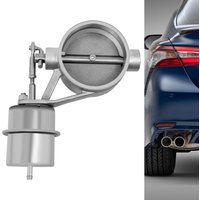2,5 Zoll/63mm Auspuffklappe mit Fernbedienung, 5m Kabellose Fernbedienung Auspuffventil Universeller Auto-Auspuffrohrschalter