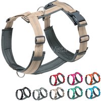Anti-escape No Pull Dog Harness & Leash Set Reflective Adjustable Soft Padded H-typed Large Dog Harness Vest for Labrador Husky