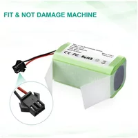 44S1P 14.4V 6800mAh Replacement Li-ion Battery Pack for Conga 990 1090 Ecovacs Deebot N79S N79 DN622 Eufy Robovac 11 11 S