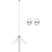 UV Fiberglass Antenna Household UV Dual Band Ground Grid Ham Radio VHF UHF 144/435MHz Outdoor