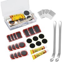 AliExpress NONE Complete Emergency Bike Tire Repair Kit Portable Patches Rasps Levers Glue for MTB Road Cycling On-the-Go Repair Tools