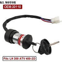 Ignition Key Switch Lock 4 Wires for LH 250 250cc 260 260cc 300 300cc 400 400cc ATV UTV Parts OEM 30110