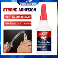 Choice 50 g Extra Strong Super Oily glue for Hig50 g Super Oily Extra Strong glue for High Strength Welds-Universal Superglue Mighty Instant Glue for Resin, ceramics, Metal, glass, Liquid glue with