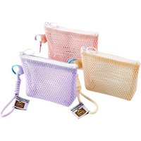 Transparent Mesh Storage Pouch Mini Compartment Bag Portable Wallet For Keys Small Daily Accessories