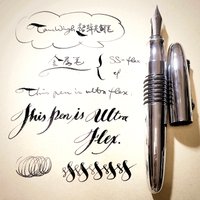 Super Ultra Flexible Nib Fountain Pen Amazing Hyperelastic Rlastic Flexes Nib Flower Body Round Body Flexare Writing Pen