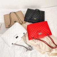 Retro Diamond Buckle Shoulder Bag, Simple and Versatile Large Capacity Chain Underarm Bag, Suitable for Commuting To Work
