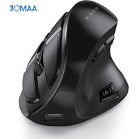 JOMAA 2.4G Wireless Mouse Rechargeable Bluetooth Mouse Ergonomic Vertical Mouse for Mac Windows Laptop Tablet Gaming Mause