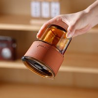 Creative Glass Coffee With Lid Sippy Cup Milk Tea Drink Cup Iced American Latte Milk Glass