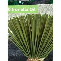 20/50/150 Extended Burning Time Lemongrass Oil Lemongrass Sticks - 45 Minutes Burning, Artificial Wooden Summer Fragrance Home, Camping, Courtyard and Outdoor Activities - Air Purification Relaxation,