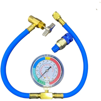 R134A Recharge Measuring Hose Can Tap Gauge Refrigerant Charging Pipe