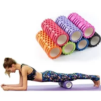 Yoga Column Gym Fitness Foam Roller Pilates Yoga Practice Back Muscle Massage Roller Soft Yoga Block Muscle Roller Stick