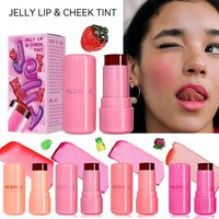 Multi-Use Crystal Jelly Blush Stick Moisturizing Lip Cheek Tinted Balm Lasting Matte Natural Rouge Rubor Brighten Contour Makeup