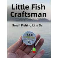 Complete Japanese Style Stream Fishing Line Set Small Fish Craftsman Finished Product Floats Hooks All Accessories Included