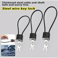 Durable Password Bicycle Locks Anti-theft Helmet Lock for Scooter Motorcycle Portable Mtb Road Bike Lock Cable
