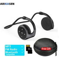 Écouteurs sans fil Bluetooth lecteur MP3 casques Radio FM sur l'oreille confort fente pour carte TF Sport écouteurs sans fil avec Microphones