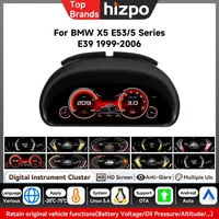 Auto-LCD-Armaturenbrett-Panel für BMW X5 E53 / 5er-Serie E39 Baujahre 1999 - 2006 Digitales Cluster-Instrumenten-Display Tachometer-Cluster-Instrumenten-Display Tachometer-Geschwindigkeitsmesser-Set