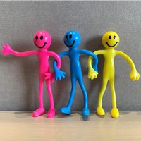 1pc Expression Bendy Favors Kids Toy Cool Gadgets Juguetes Nnovedosos Para Niños Flexible Phone Holder Decompression Lovely Gift
