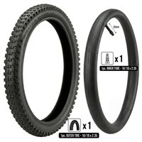 20 16 18 Inch Bike Tire and Tube Set 20x2.35 16x2.35 18x2.35 Inner Tube Outer Tyre 32mm AV Valve for BMX Folding Bicycle E-bike