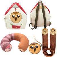 Cartoon House Of Owl Hooty Cosplay School Bags Role Play Props Unisex Zipper Backpack Cute Coin Purse for Kids Adult Scarf Birt