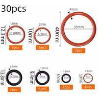 30PCS Silicone O-Ring Seals Maintenance Set With Jura C E ENA F J S Z X GIGA Cappuccino Maker Machines Sealing Ring Valve Kit