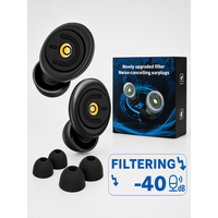Ear Plugs for Noise Reduction Ear Protection Reusable Silicone Ear Plugs Swimming Ear Plug Sleeping Earplugs Set Oordopjes