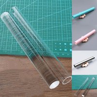 2025 Acrylic Rolling Pin Rod Bar Stick Roller Brayer Polymer Clay Sculpting Pottery Tool DIY Modelling Clay Extruder Craft Tools