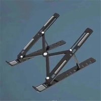 Adjustable Foldable Laptop Stand Portable Computer Holder Bracket for Notebook Ergonomic Tilting Stand for Comfortable Viewing A