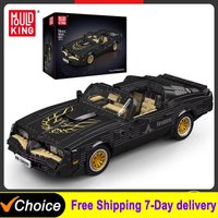 1557Pcs Technical Car Toys The Black Firebird Sport Racing Car Building Block Assembly Car Model Kids Christmas Gift Boys