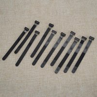 10Pcs Black Universal Motorcycle Wire Harness Zip Tie 32161-404-000 09407-12402 92072-030 Fixing Wiring Plastic