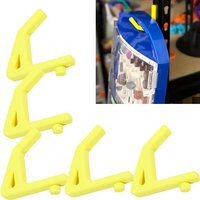 5Pcs Heavy-Duty Garage Storage Hooks Industrial Utility Plastic Hooks Non-Slip Suitable For Tools Wall-Mounted Storage Hooks